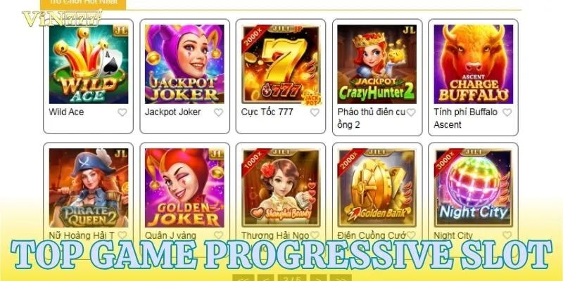 3 game progressive slot dễ chơi dễ thắng