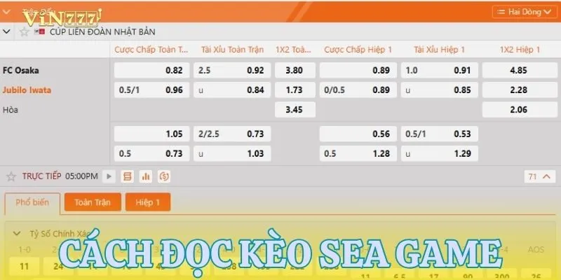 Bí quyết đọc kèo SEA games cho người mới