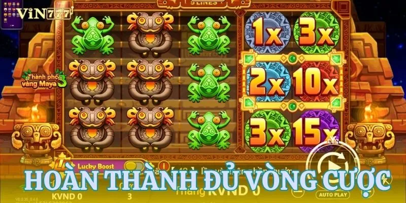 Hoàn thành doanh thu cược để rút tiền VIN777 không bị lỗi