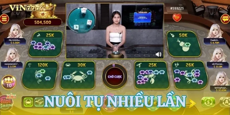 Chiến thuật nuôi tụ - bí quyết lâu năm của cao thủ bầu cua