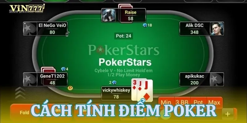 Hướng dẫn cách tính điểm trong bài poker