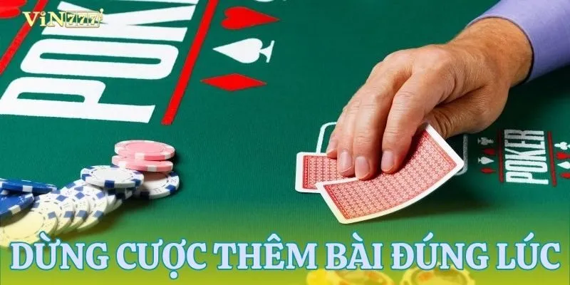 Mẹo chơi Poker hay - Dừng bài đúng lúc