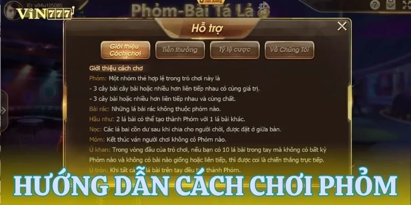Tất tần tật về cách chơi phỏm